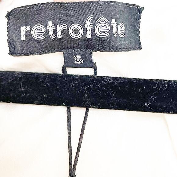 Retrofete Embellished Sequins Gabrielle Wrap Dress White Women's Size S NWT - Picture 11 of 12